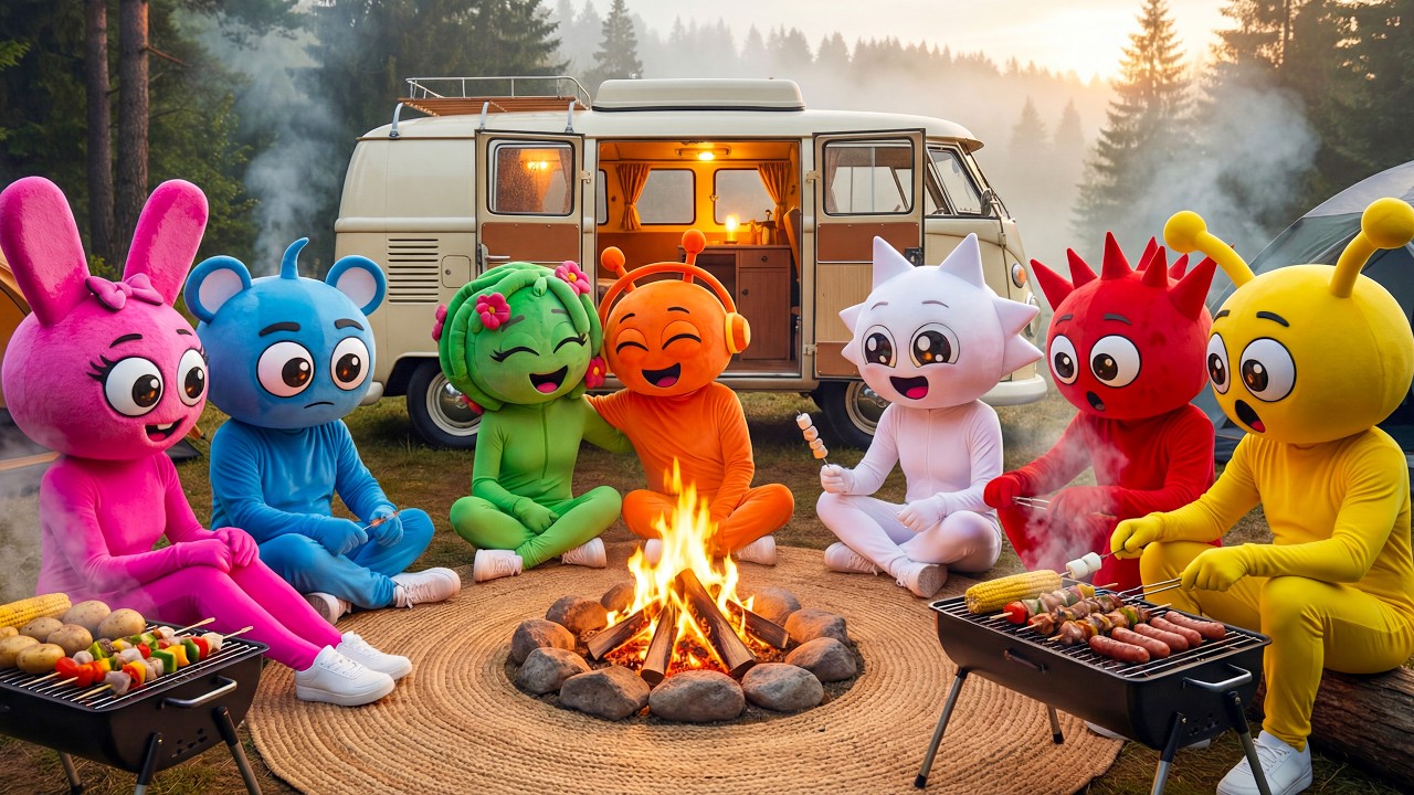 A Perfect Camping Trip&hellip; Or an Unforgettable Disaster? | Pinki & Friends