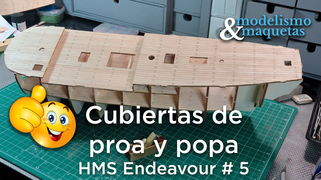 HMS Endeavour de OcCre  🔴 #5 Cubiertas de proa y popa