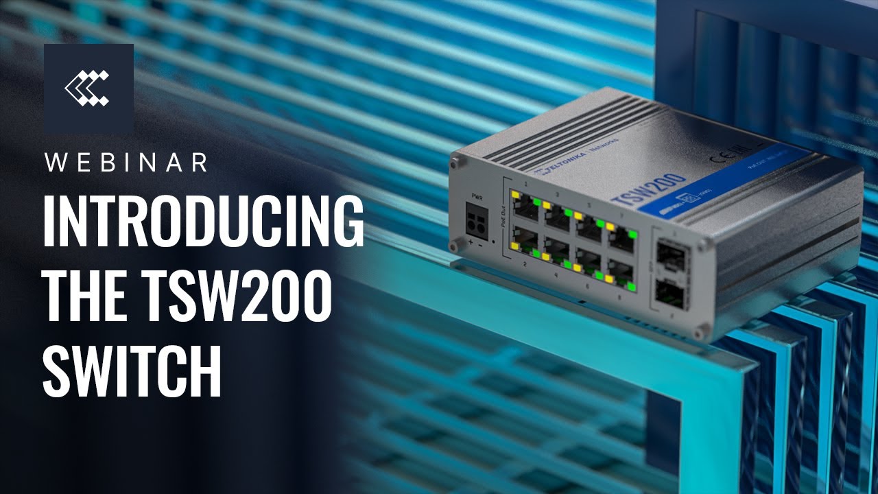 TSW200 Industrial Unmanaged PoE+ Switch | Webinar
