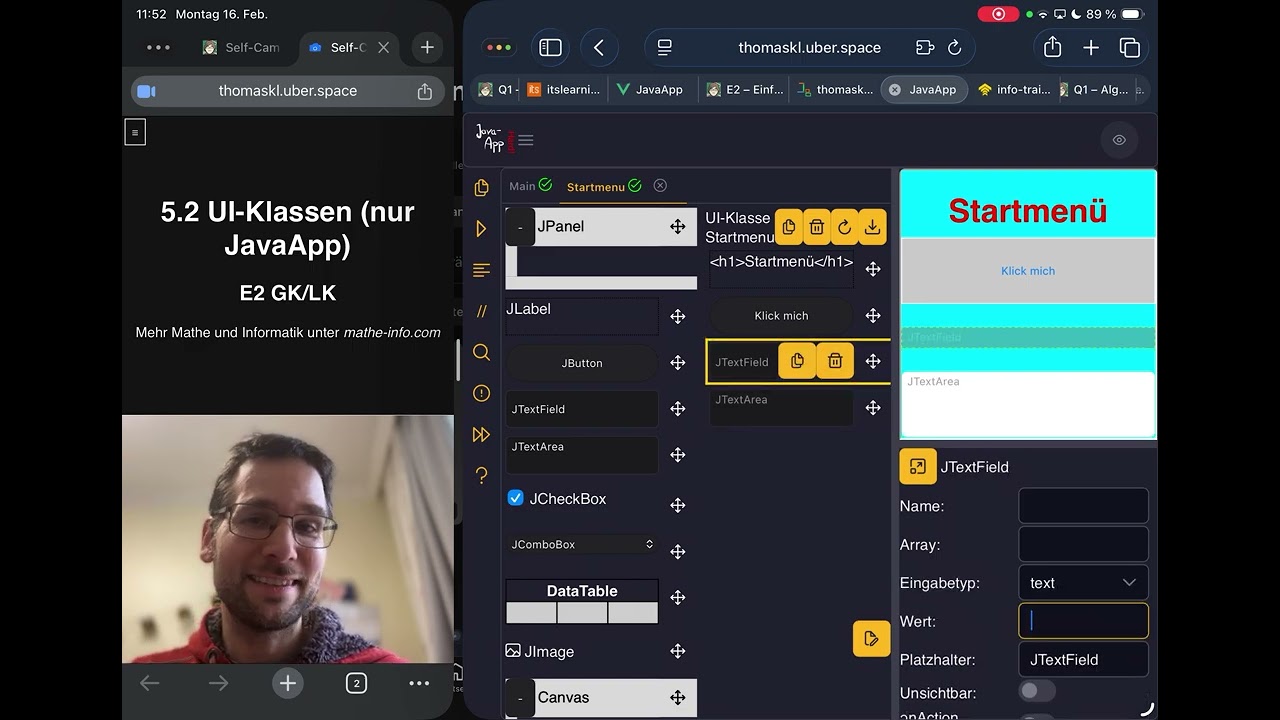 5.2 UI-Klassen (nur JavaApp)