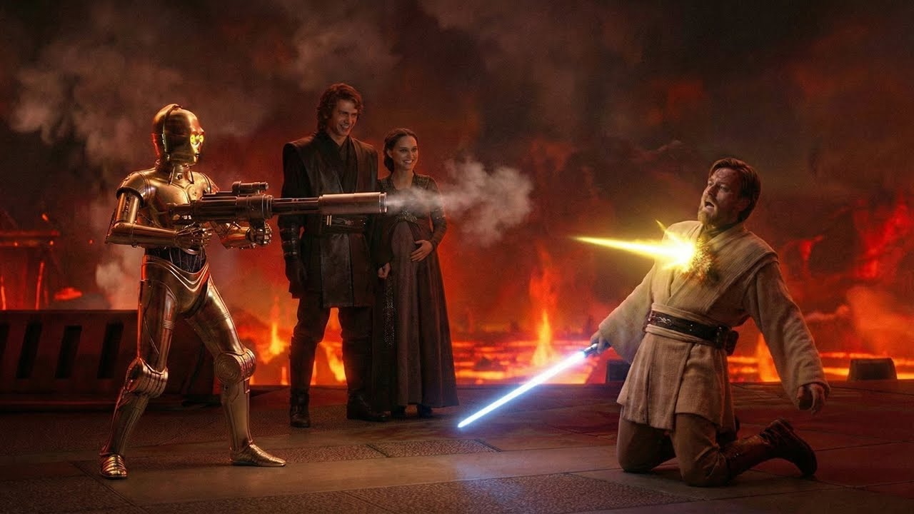 What If C-3PO protected Padmé on Mustafar?