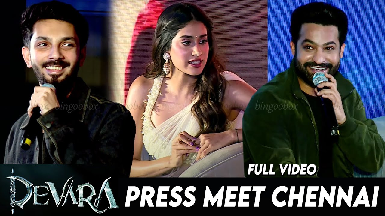 Full Video : Devara Tamil Press Meet Chennai | Jr NTR | Saif Ali Khan | Janhvi Kapoor | Anirudh