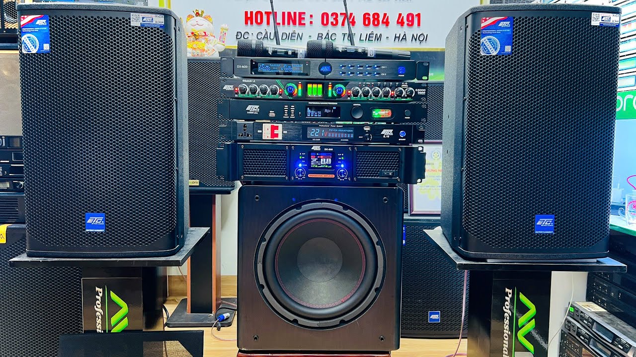 Trọn Bộ Karaoke Mỹ 21,8 triệu Nhập Khẩu 100% - Gửi về Đồng Nai cho A.Châu - Dàn Hát Gia Đình Cao Cấp