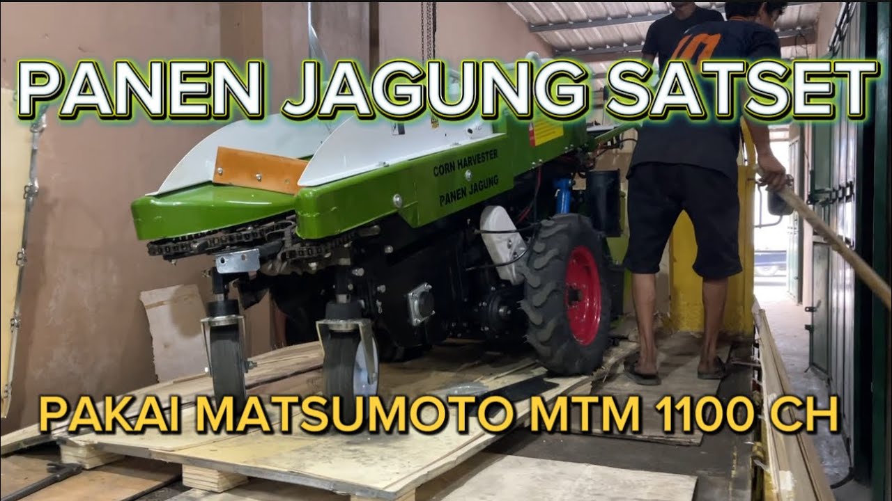 Mesin Panen Jagung Matsumoto MTM 1100 CH | Bisa Panen Jagung Sampai 800kg/jam 