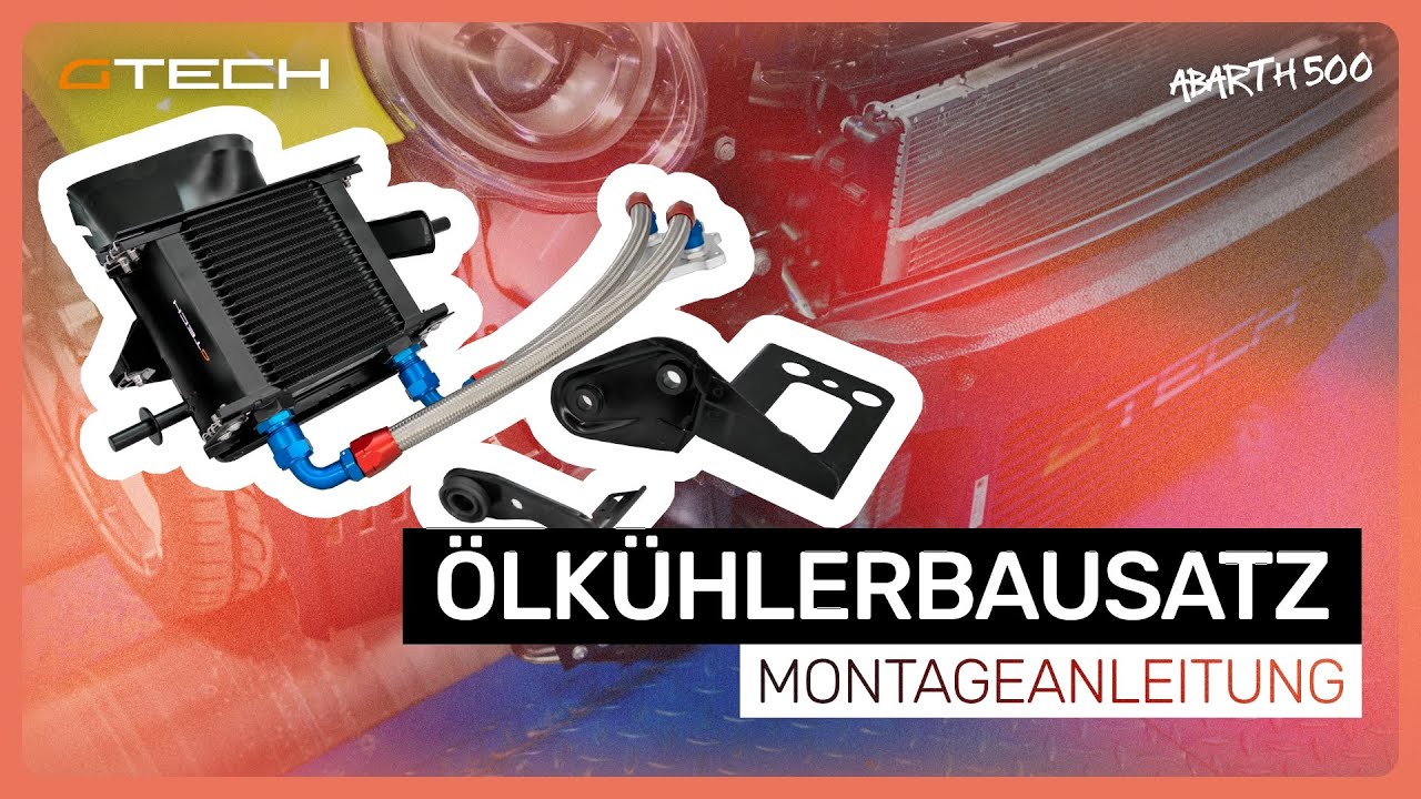 Montageanleitung für den G-TECH-Ölkühlerbausatz
