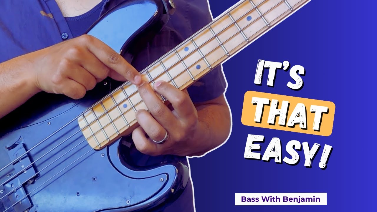 The 6 EASIEST bass chords YOU must know! | Bass With Benjamin