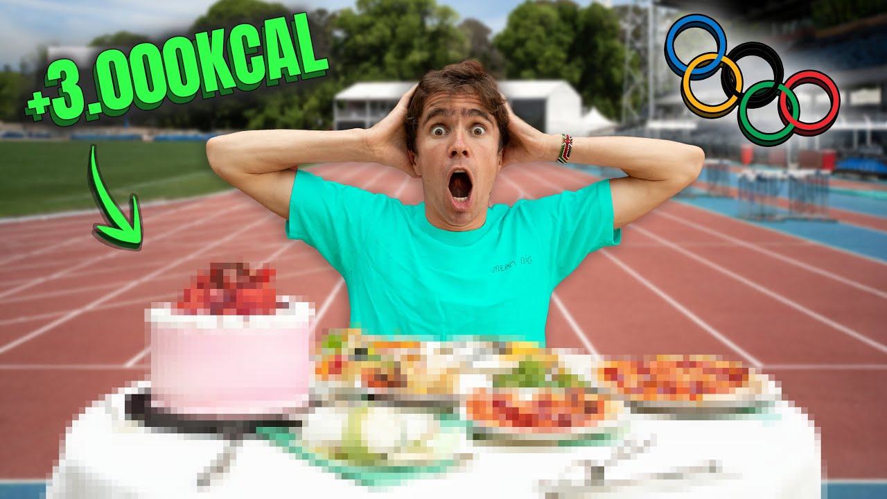 How Many CALORIES Does an OLYMPIC Athlete Eat EVERY Day?!