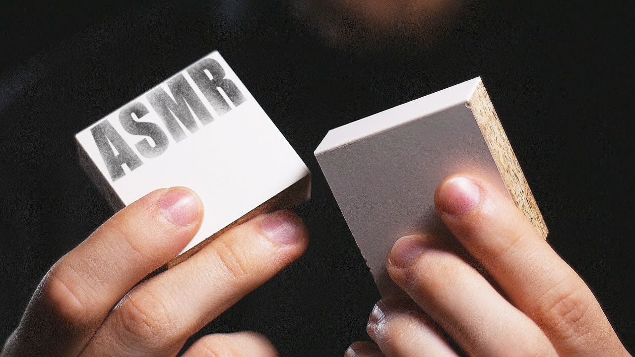ASMR Wood blocks. Scratching, tapping - bit of talking -