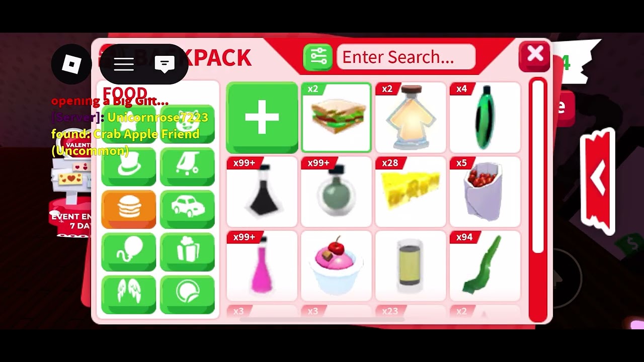 Quiting Roblox and Giving away stuff in adopt me part 1