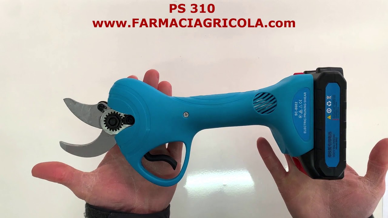 Forbici PS 310 a batteria da potatura 600W le migliori sotto i 200 EURO!!