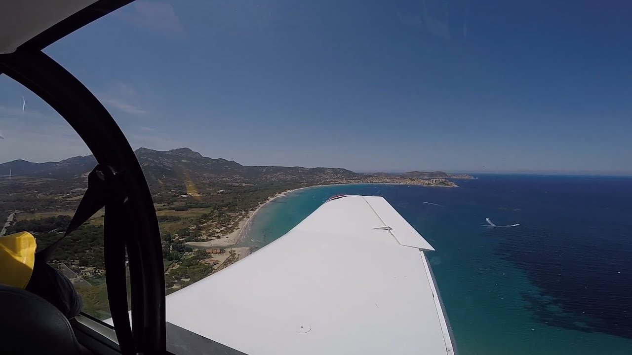 CORSE | ARCACHON VERS CALVI | PPL FLIGHT
