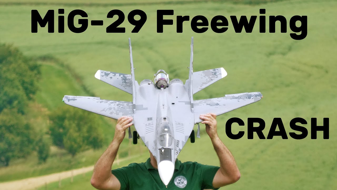 MiG-29 Freewing | CRASH | JET TURBINE RC model | 4K | Halenkovice 2025