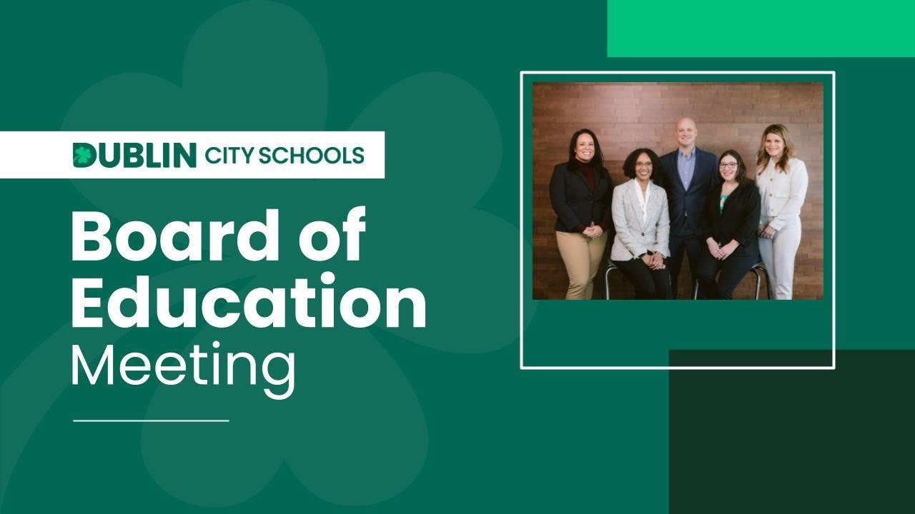 Board of Education Meeting:  November 10th 2025