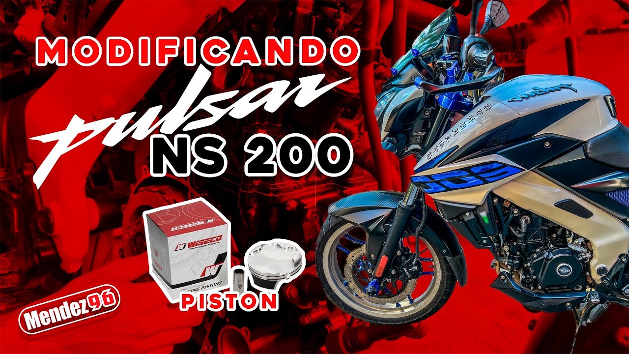 Modificamos Pulsar NS 200 a 240cc con Piston Wiseco y Porteo de culata