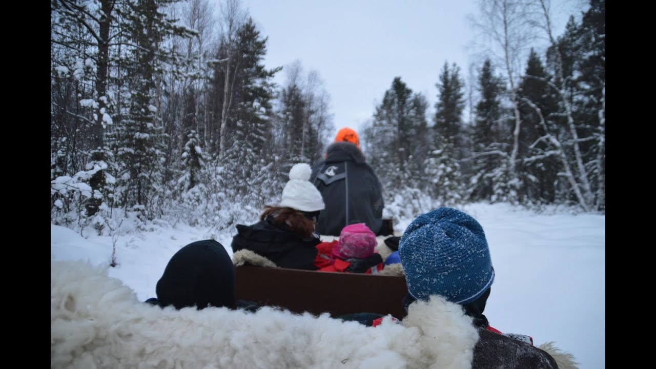 Des enfants malades rendent visite au Père Noël en Laponie
