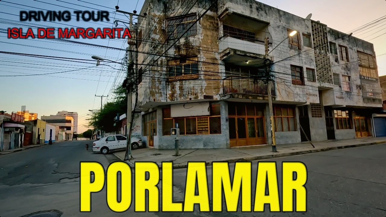 🇻🇪  Atardecer en Porlamar: Recorriendo la ciudad bajo el sol de Margarita 🌅 Driving Tour
