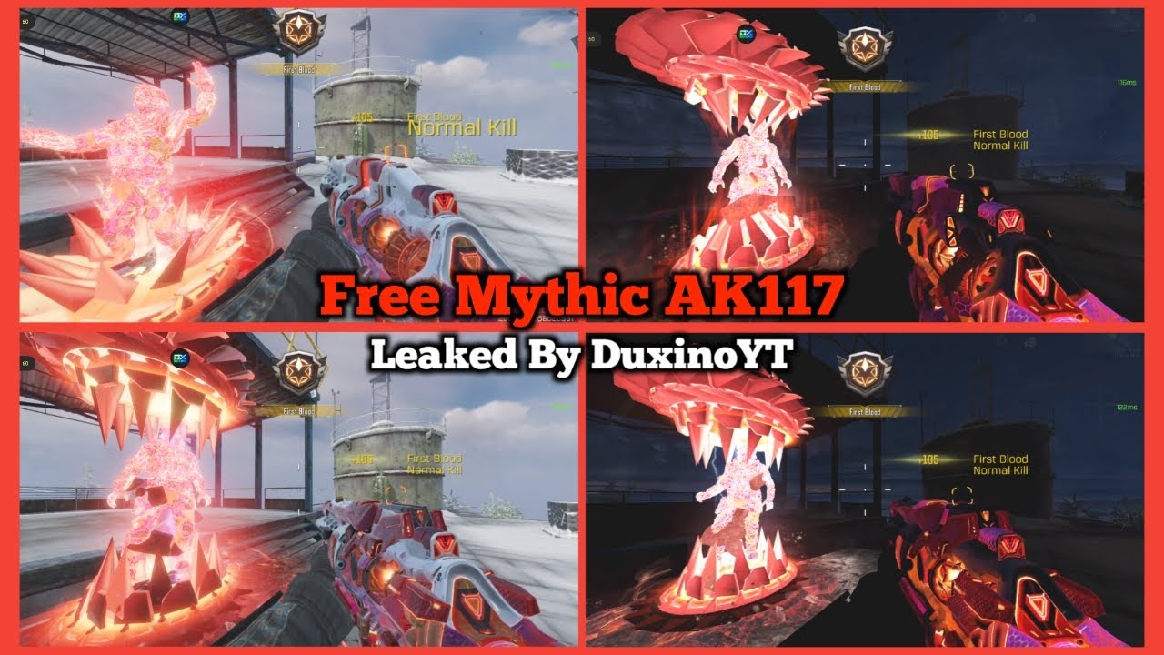 The Most Complete Free Mythic AK117 - Lava Remix GamePlay - Level 1 To 5 - Day And Night Mode
