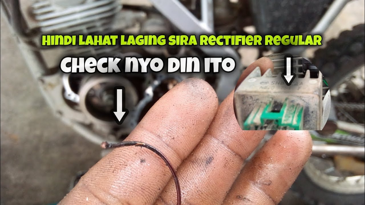 PAANO E CHECK ANG CHARGING SYSTEM NG KLX150?HINDI LAHAT LAGING SIRA REGULATOR CHECK DIN ANG STATOR