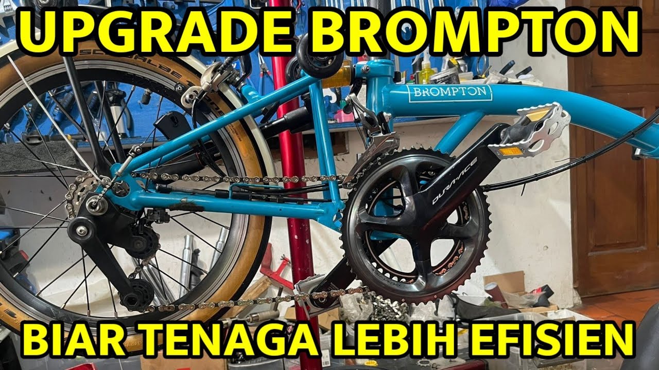 UPGRADE BROMPTON BIAR TENAGA LEBIH EFISIEN || GOWES MAKAN NGOPI CHANNEL