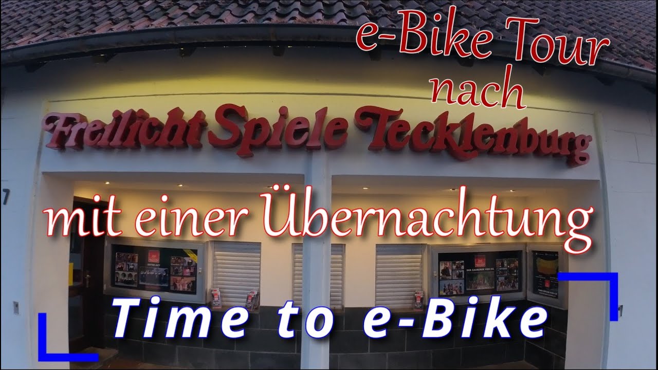 e-Bike Tour nach Tecklenburg mit einer Übernachtung im Zelt