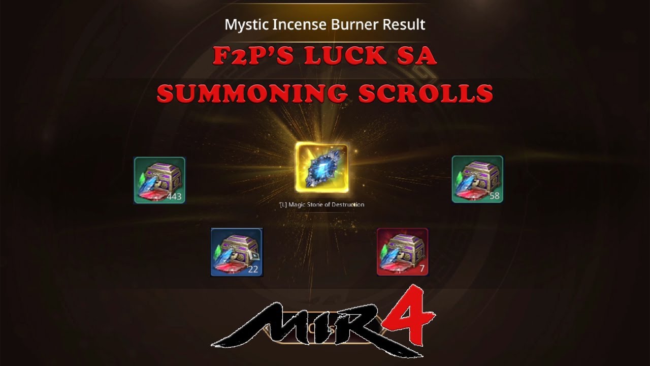MIR4 DAY 1 - GAANO BA KA SWERTE SA SUMMONS AT COMBINE ANG FREE TO PLAY PLAYERS??