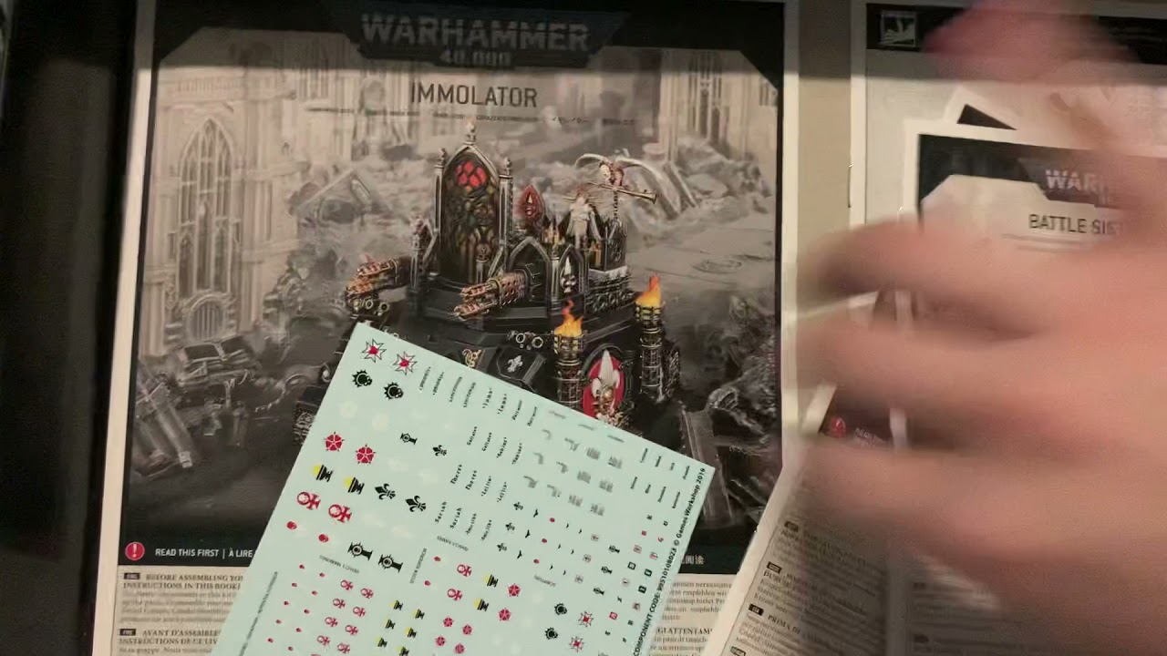 Warhammer 40K Sisters of battle Battleforce box 2021 Opening and review￼
