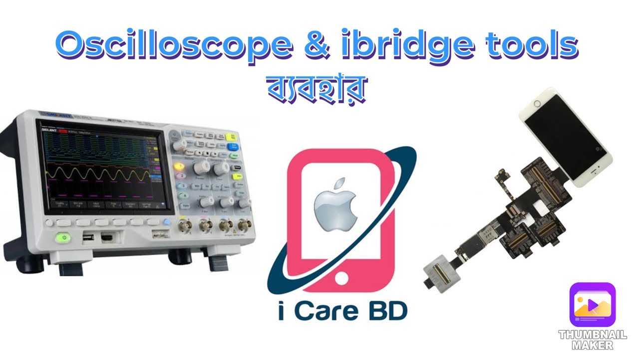 how to use oscilloscope in mobile repairing | ibridge-iphone