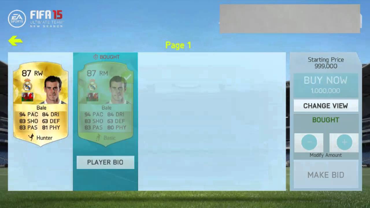 GARETH BALE SNIPED[FIFA 15 NS]