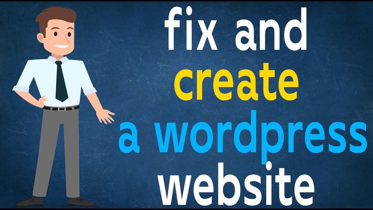 fix and create a wordpress website ( link in desreption )
