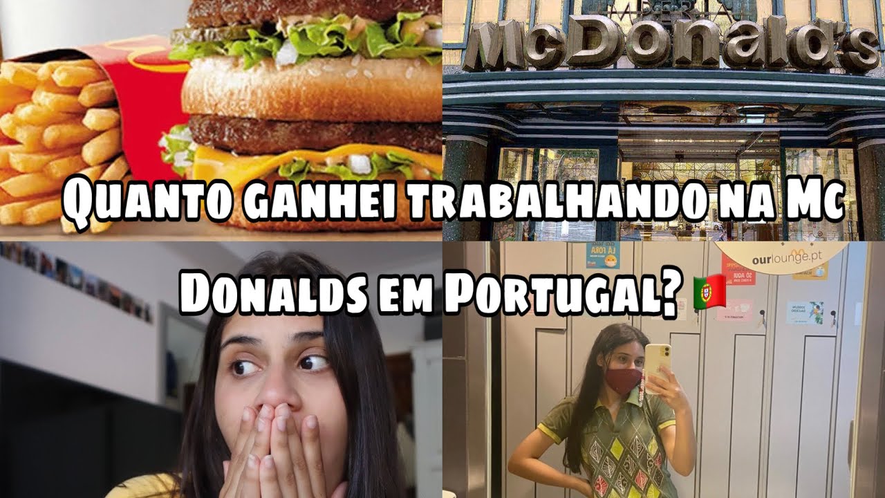 COMO É TRABALHAR NA MC DONALDS EM PORTUGAL? 🍔🇵🇹| MINHA EXPERIÊNCIA!!!