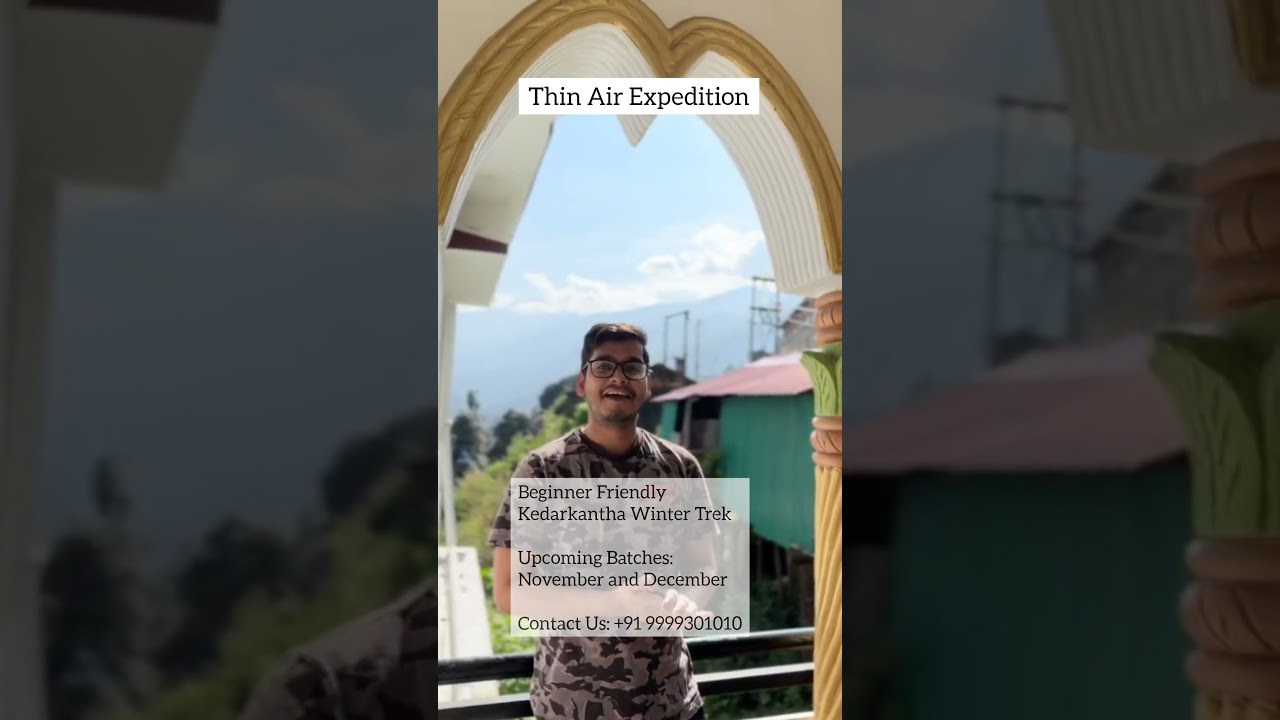 Kedarkantha Trek Review / ThinAirExpedition #mountains #Kedarkanthareview #kedarkantha #wintertrek