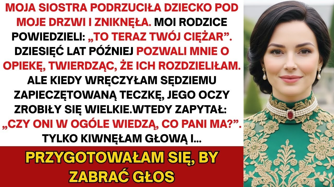 Siostra zostawiła swoje dziecko pod moimi drzwiami i zniknęła  Rodzice   To twój ciężar teraz    !!!