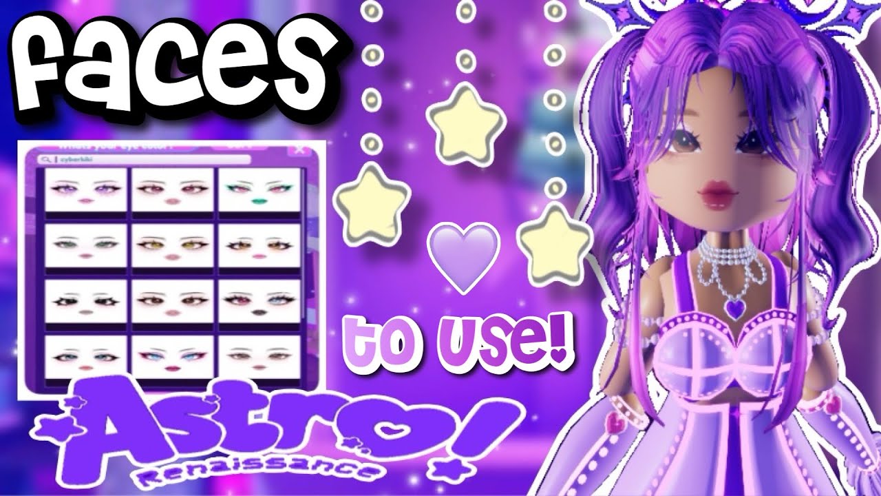 Cute faces to use in Astro Renaissance!