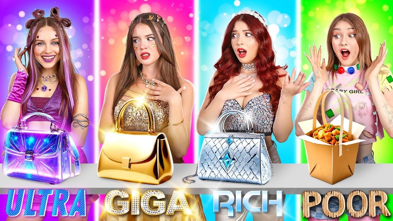 Étudiantes Pauvres Vs Riches Vs Giga Riches Vs Ultra Riches retournent à l'école !