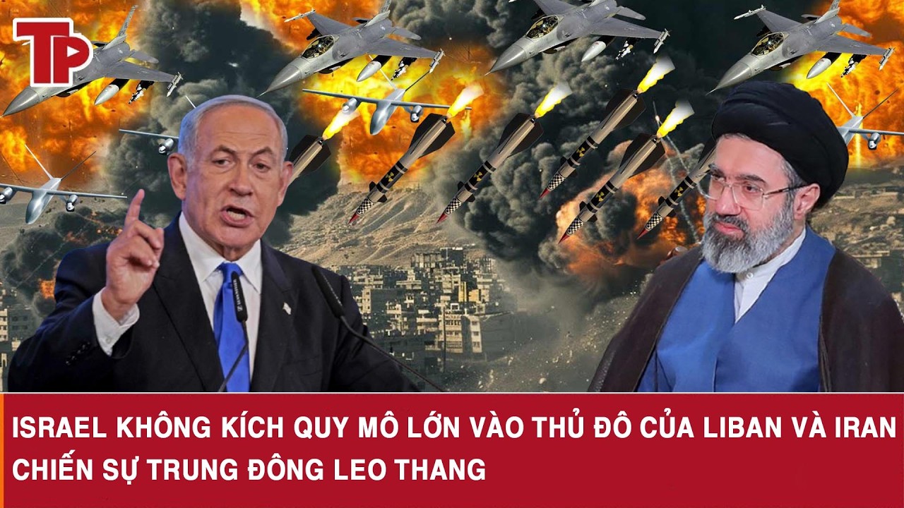 Israel không kích quy mô lớn vào thủ đô của Liban và Iran, chiến sự Trung Đông leo thang