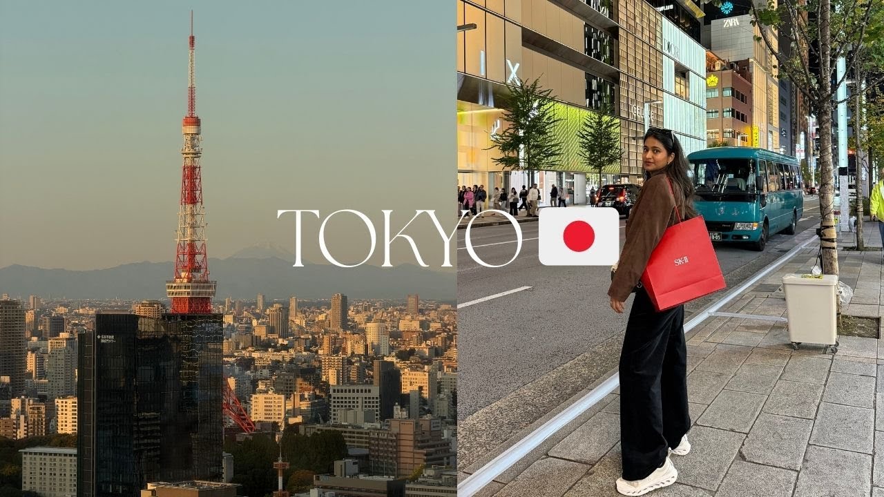 Дневники Японии: Первая поездка в Токио 🇯🇵🗼, Веганский рамен 🍜, Покупки винтажных вещей | Пуджа Р...