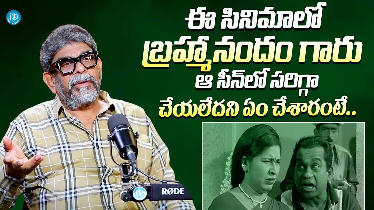 బ్రహ్మానందం గారు సరిగ్గా చేయలేదని ఏం చేశారంటే || Director Raja Vannem Reddy About Brahmanandam