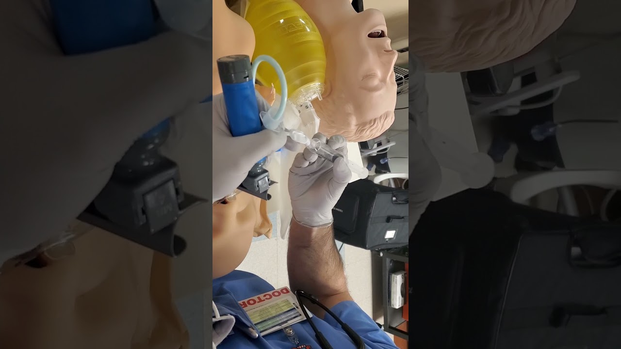 Back To School: Direct Laryngoscopy Miller Blade plus Bougie