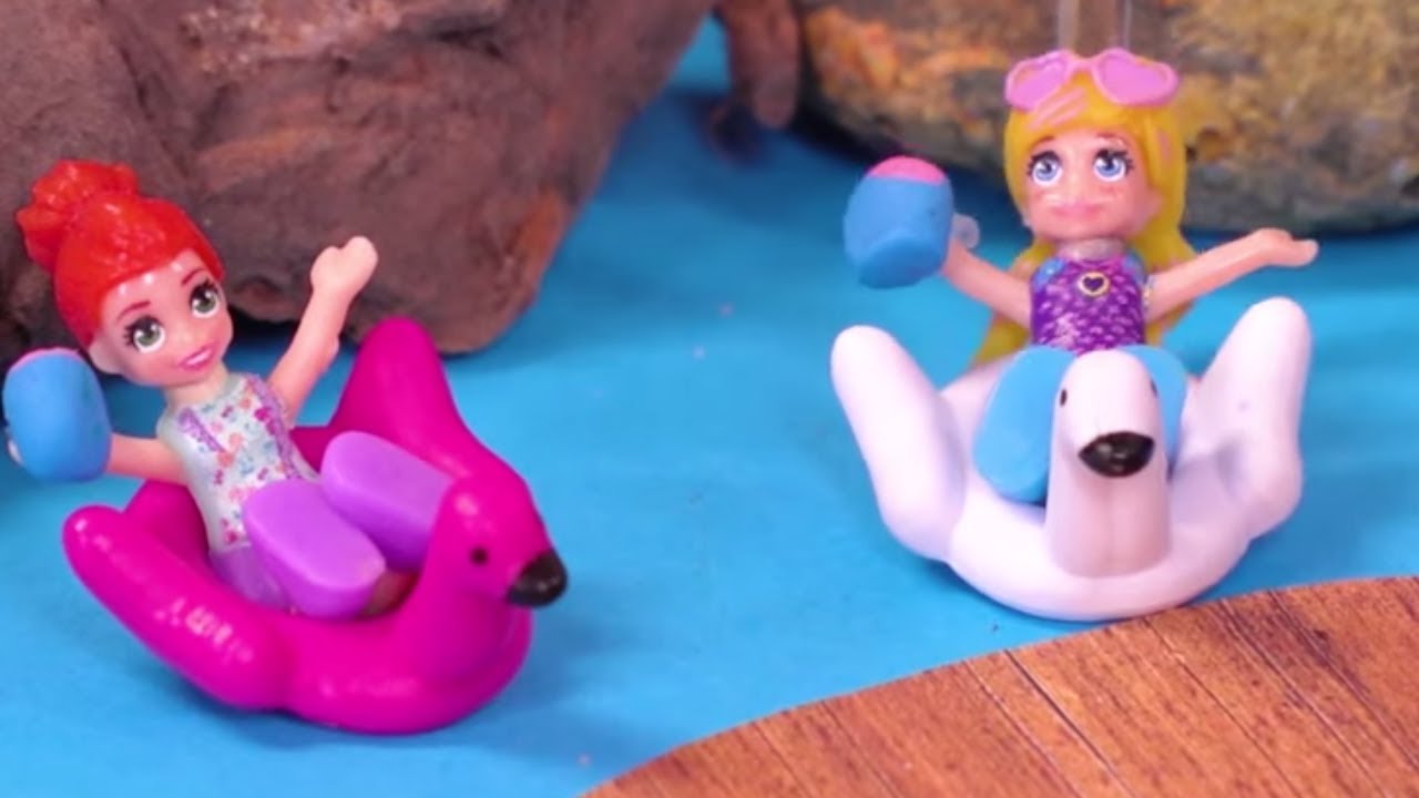 Polly Pocket Deutsch 💜🌈 Zusammenstellung 💜🌈Polly Pocket Spielzeug 💜🌈Videos für Kinder