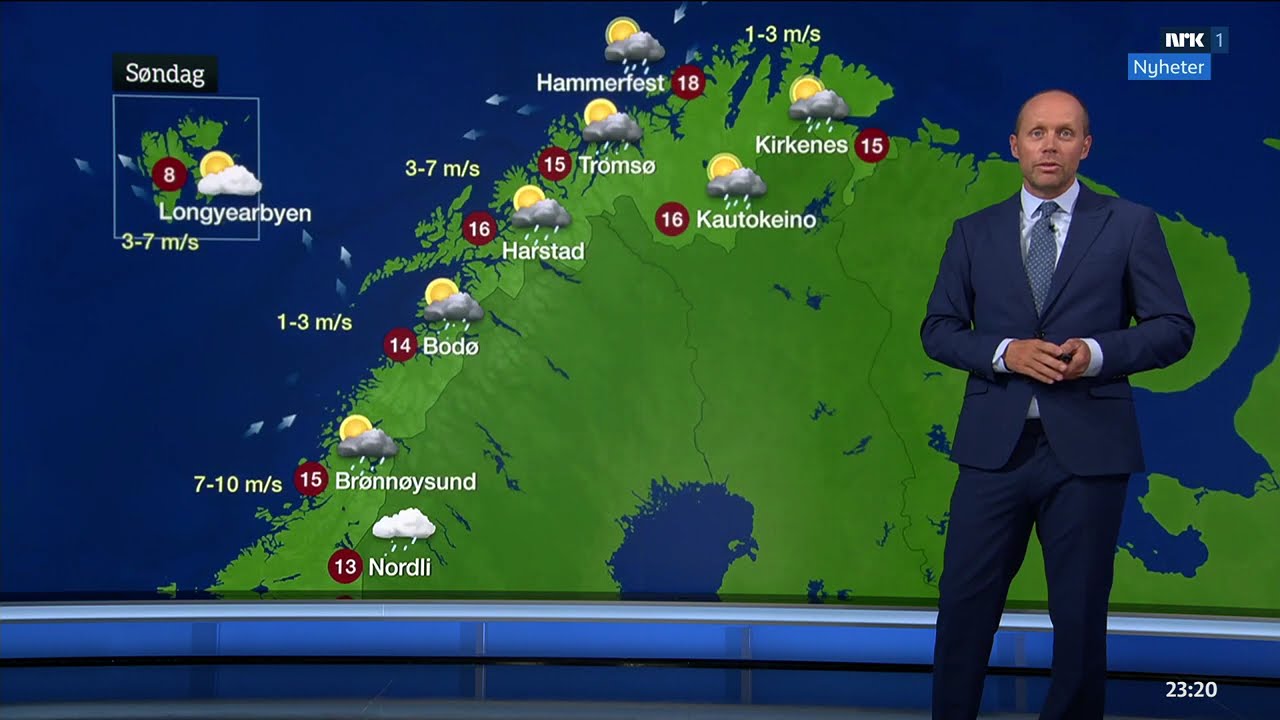 YR V&aelig;ret 1. august 2026 | NRK TV
