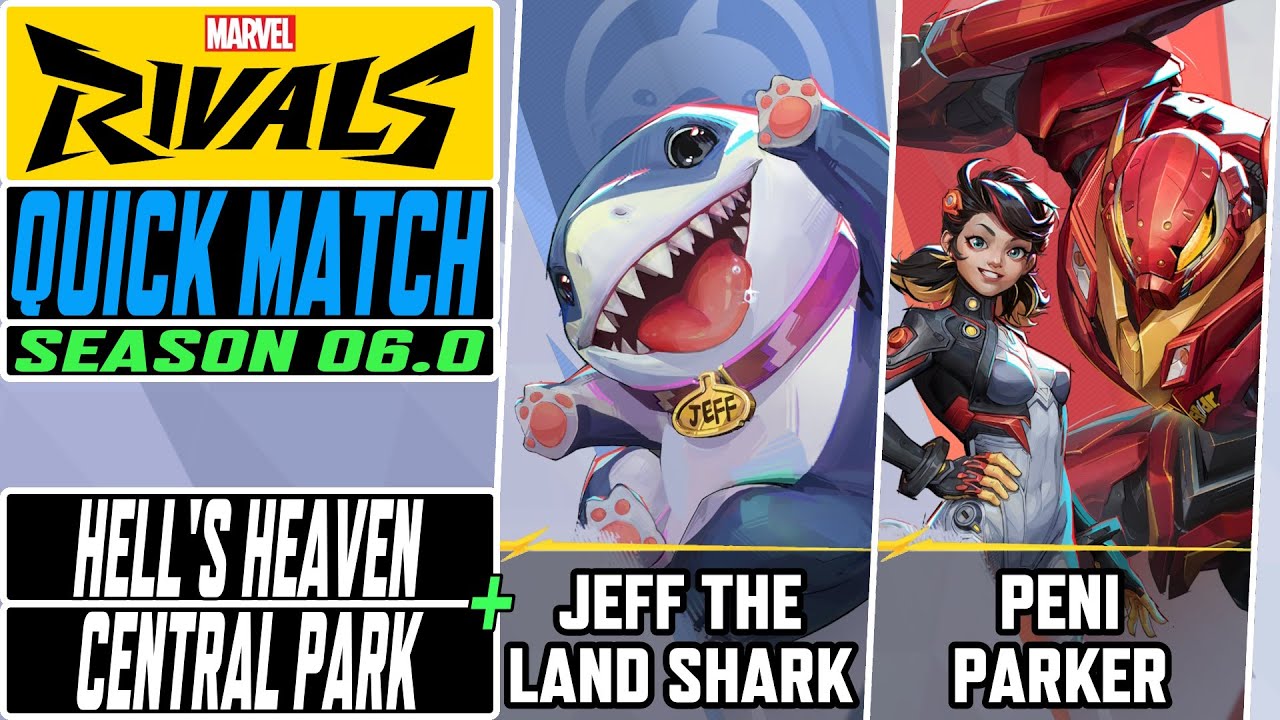 Marvel Rivals | Jeff The Land Shark | Peni Parker | S6.0 | Gameplay 185