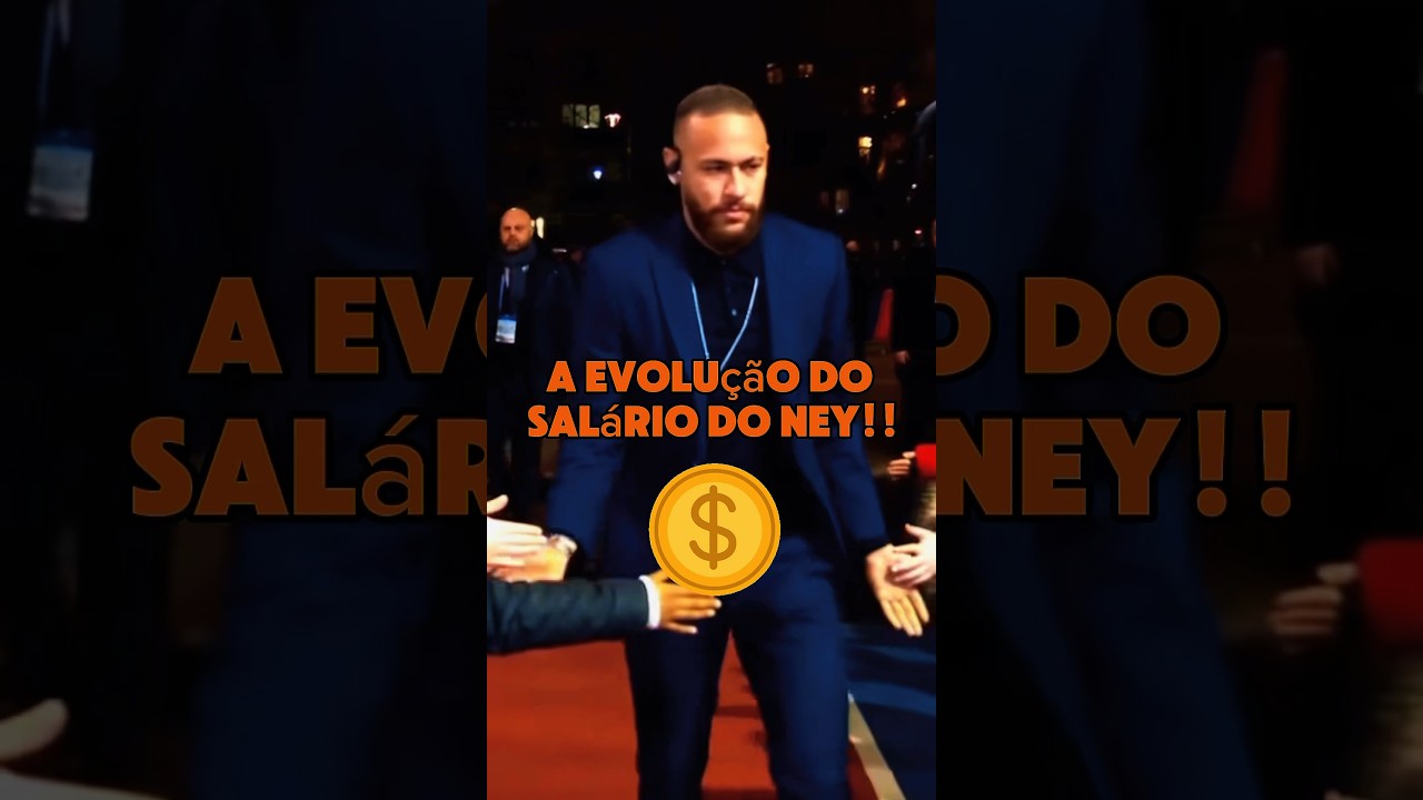 A evolu&ccedil;&atilde;o do sal&aacute;rio do Neymar!💰😱#Neymar #Dinheiro #Futebol #CuriosidadesDoFutebol #alhilal
