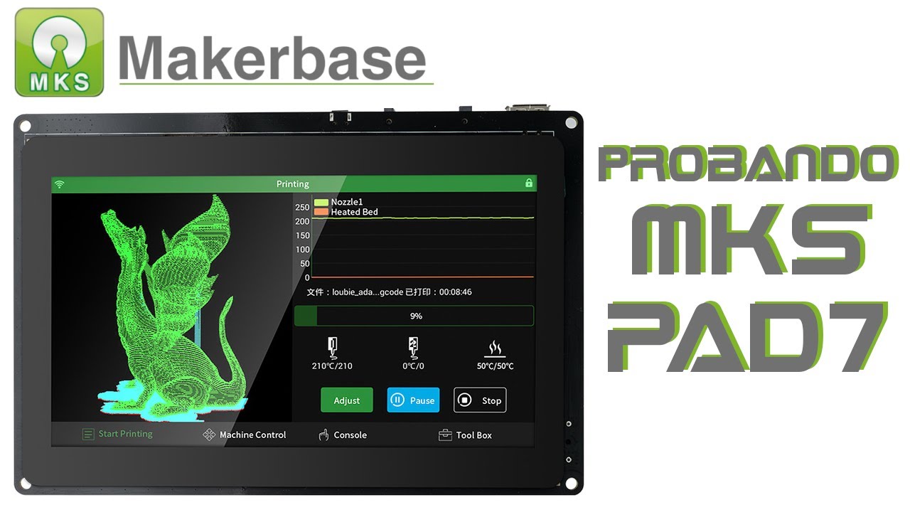 Probando la MKS PAD7