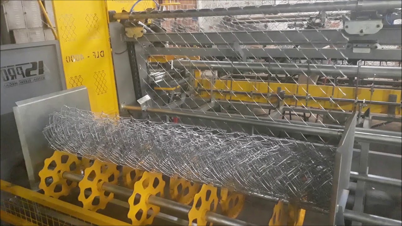 Máquina de Fabricação de Tela de Alambrado Automática  ASPROM DLF 4000