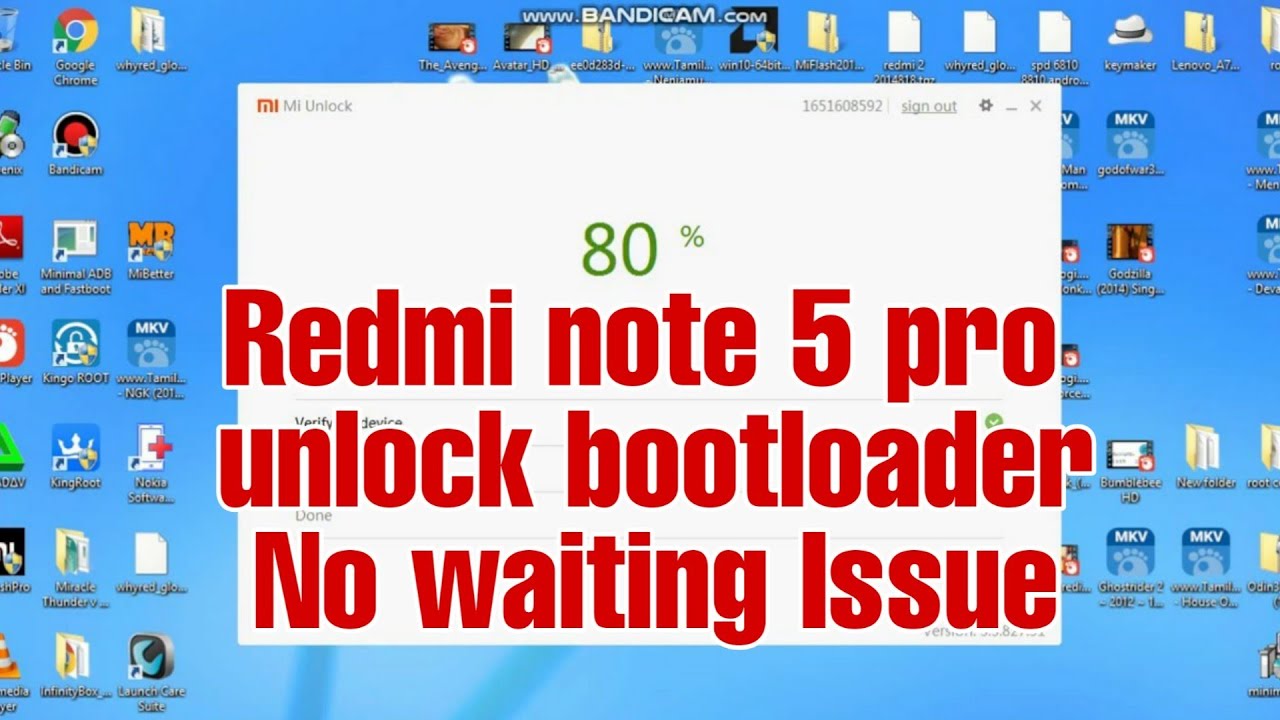 Redmi note 5 pro bootloader unlock and flashing 2in1 easy full video