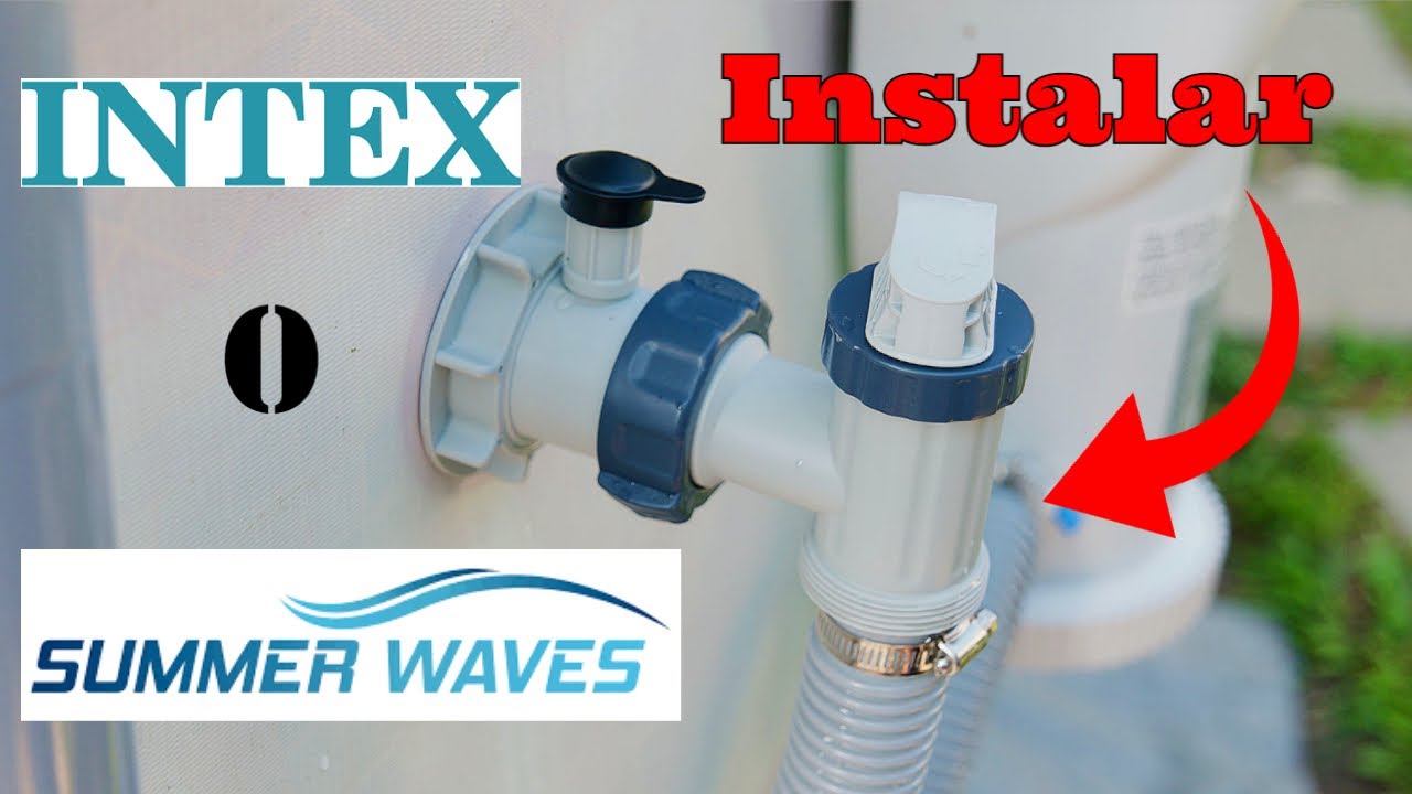 Como instalar Valvula  Intex  Facil Simple