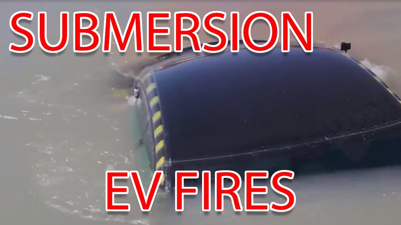 Does Submerging Electric Vehicle Fires Work?