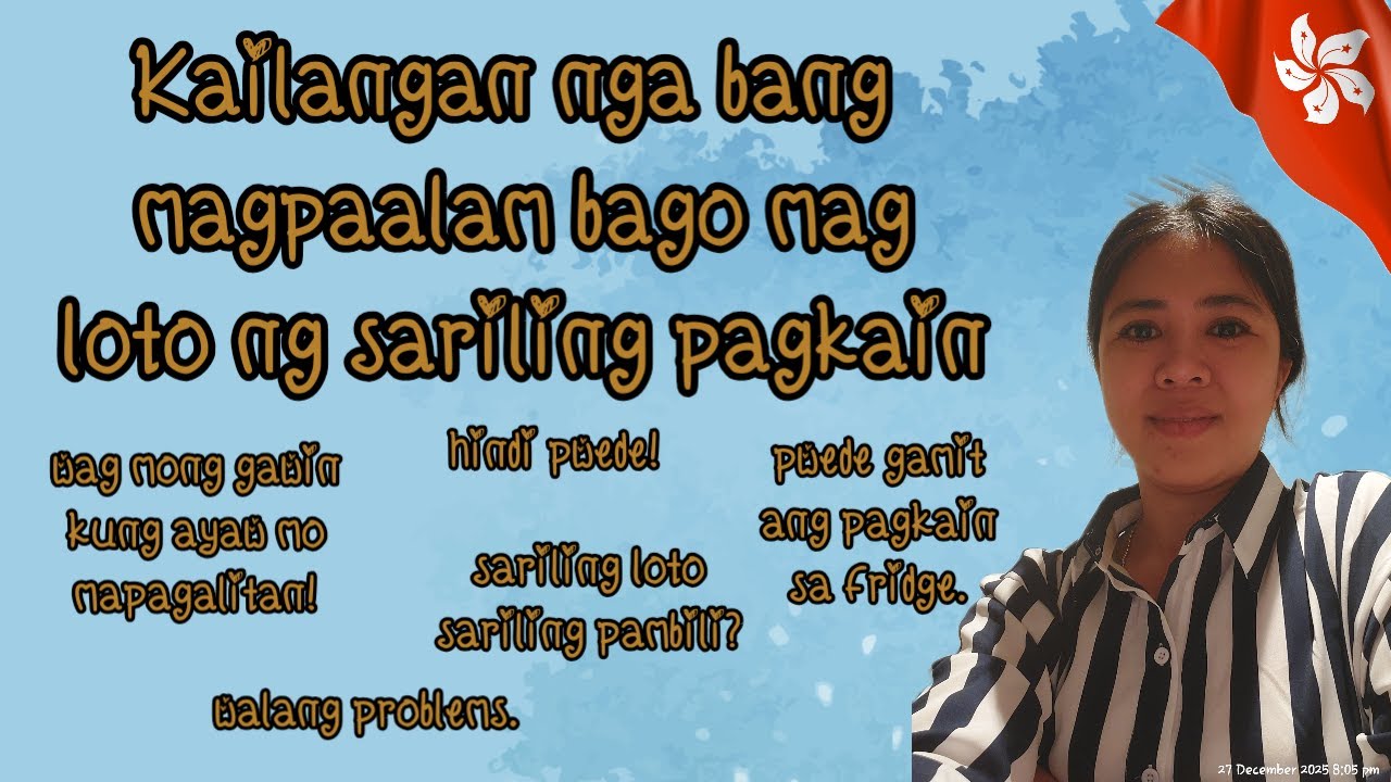 Pwede bang mag loto Ng sariling pagkain sa Bahay ni amo | MHA&NHAR