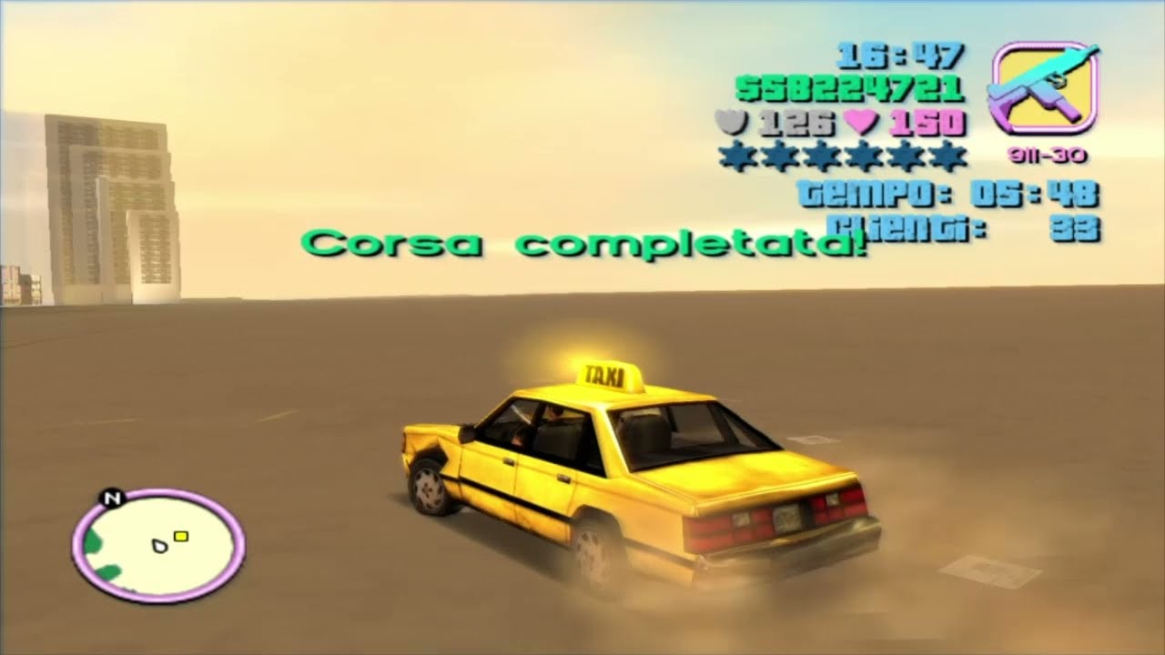 GTA Vice City 100% -13- Taxi parte 1(ITA)