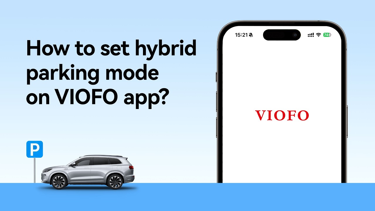 How to set hybrid parking mode on VIOFO app? #viofo #dashcam